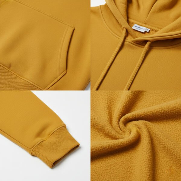 Custom Logo Men's Pure Cotton Hoodie