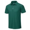 Classic Fit Men's Polo Shirts 100% Cotton Short Sleeve Anti-Wrinkle Breathable Fabric for Business Casual and Outdoor Wear