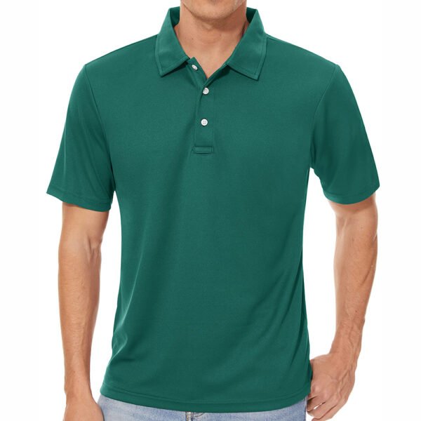 Classic Fit Men's Polo Shirts 100% Cotton Short Sleeve Anti-Wrinkle Breathable Fabric for Business Casual and Outdoor Wear