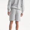 main-image-2 New Arrival Men's Cotton Sweat Shorts with Pockets Bur Solid Pattern Mesh Gym Sports Runner Shorts