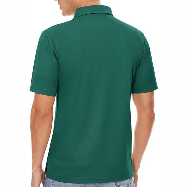 Classic Fit Men's Polo Shirts 100% Cotton Short Sleeve Anti-Wrinkle Breathable Fabric for Business Casual and Outdoor Wear