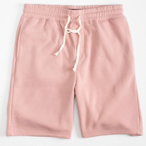 main-image-3 High Street 100% Cotton Solid Men Shorts Anti-Wrinkle Elastic Waist Customized Lightweight Latest Design Casual Wear Wholesale