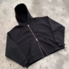 main-image-4 Tracksuits for Men Manufacturer Top Quality Solid Color Fleece Custom Baggy Casual 100 Cotton Men Tracksuit Set
