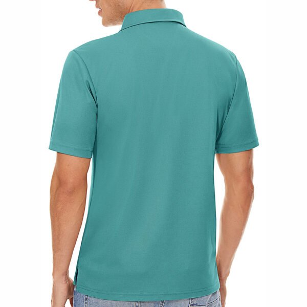 Classic Fit Men's Polo Shirts 100% Cotton Short Sleeve Anti-Wrinkle Breathable Fabric for Business Casual and Outdoor Wear