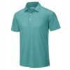 Classic Fit Men's Polo Shirts 100% Cotton Short Sleeve Anti-Wrinkle Breathable Fabric for Business Casual and Outdoor Wear