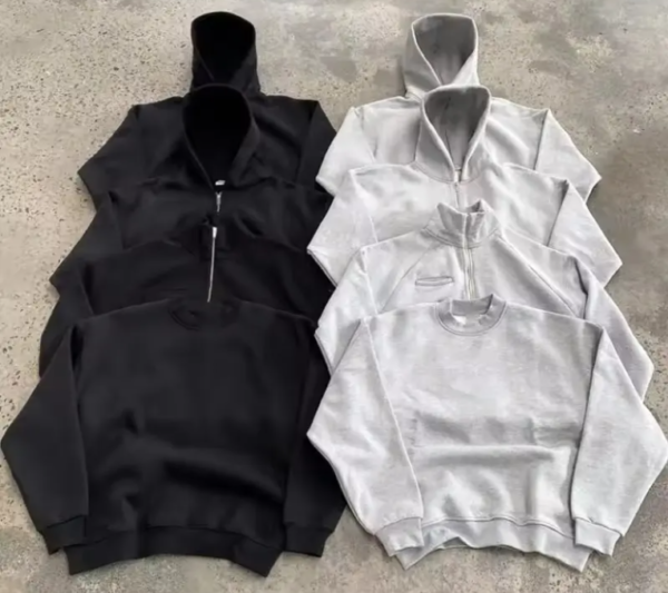 main-image-6 Tracksuits for Men Manufacturer Top Quality Solid Color Fleece Custom Baggy Casual 100 Cotton Men Tracksuit Set