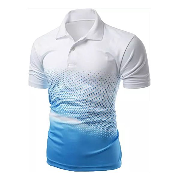 main_image_1 (3) Golf Brand Luxury Embroidery logo Casual Striped Men Sale Lapel Short-sleeved Shirt Men's Polo Shirts