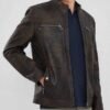 Leather Coat for Women Aviator Suede Jackets with Silk Zipper