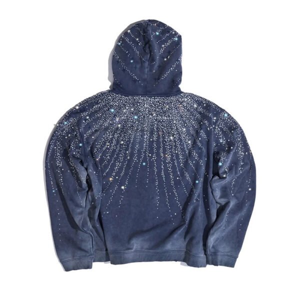 main_image_2 (1) Luxury Embroidered Hoodie with Rhinestones Solid Pattern Soft Cotton Terry for Casual Streetwear