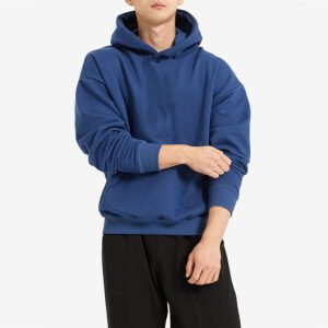 Custom High Quality Hoodies Logo Thick Unisex Oversized Basic Style Hoodies Blank Pure Color Streetwear Hoodies