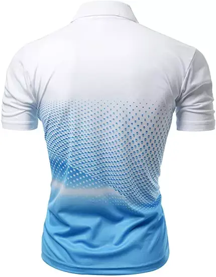main_image_2 (1) Golf Brand Luxury Embroidery logo Casual Striped Men Sale Lapel Short-sleeved Shirt Men's Polo Shirts
