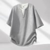 Summer New Arrival Crew Neck Men T Shirt Loose Casual Creative Design Trendy Fashion Short Sleeve Tee
