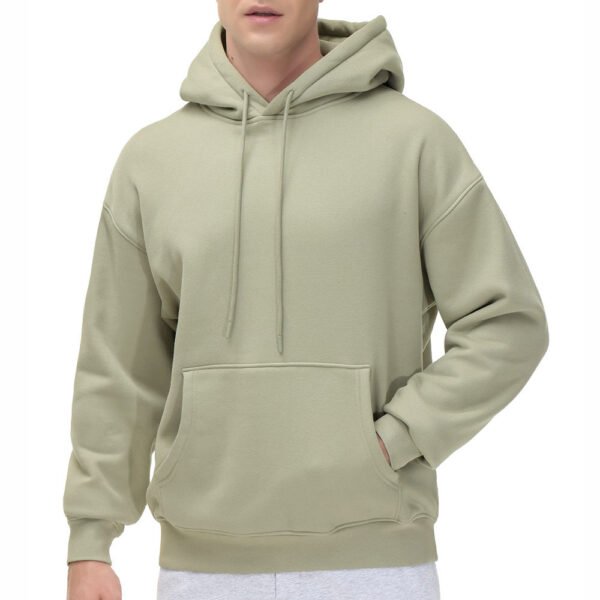 2026 Cotton  Polyester Supersoft Fleece Lined Fabric Regular Fit Men Pullover Hoodie