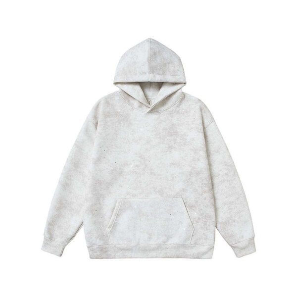 Mens Heavyweight Hooded Jersey Knitted 100% Cotton Camouflage Classic Pullover Casual Streetwear Hoodie