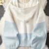 High Quality Winter Autumn Cashmere Wool Women's Hoodie Sweater Elegant Button Cardigan Sweaters