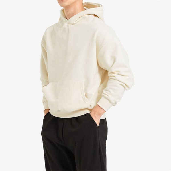 main_image_3 (1) Custom High Quality Hoodies Logo Thick Unisex Oversized Basic Style Hoodies Blank Pure Color Streetwear Hoodies