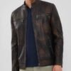 Leather Coat for Women Aviator Suede Jackets with Silk Zipper