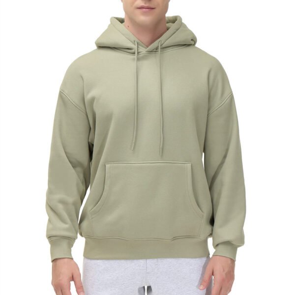 2026 Cotton  Polyester Supersoft Fleece Lined Fabric Regular Fit Men Pullover Hoodie