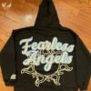 Custom Chenille Patch Embroidery No String Hoodie Satin Hooded Heavyweight Fleece French Terry Satin Lined Hoodies