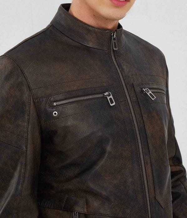 Leather Coat for Women Aviator Suede Jackets with Silk Zipper