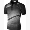 main_image_5 (1) Golf Brand Luxury Embroidery logo Casual Striped Men Sale Lapel Short-sleeved Shirt Men's Polo Shirts