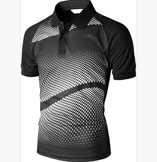 main_image_5 (1) Golf Brand Luxury Embroidery logo Casual Striped Men Sale Lapel Short-sleeved Shirt Men's Polo Shirts