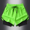 Casual Men's Mid-Waist Sweat Shorts Quick Dry Cotton Gym Wear Vintage for Outdoor Running Basketball Canvas Sweat Absorption