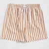 Customized Multicolor Solid Men's Formal Shorts Drawstring Waist Pocket Non-Stretch Breathable Quick-Dry Stylish Poolside Canvas