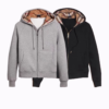 Mens Heavyweight Hooded Jersey Knitted 100% Cotton Camouflage Classic Pullover Casual Streetwear Hoodie