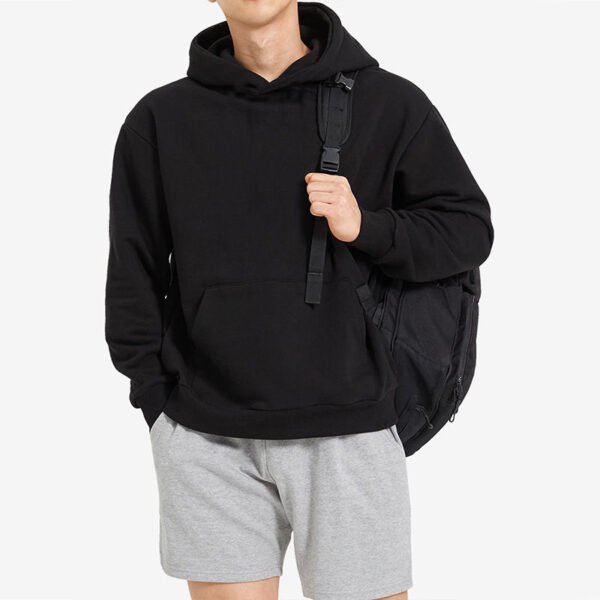 main_image_6 (1) Custom High Quality Hoodies Logo Thick Unisex Oversized Basic Style Hoodies Blank Pure Color Streetwear Hoodies