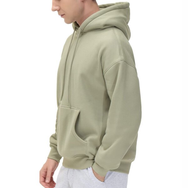2026 Cotton  Polyester Supersoft Fleece Lined Fabric Regular Fit Men Pullover Hoodie