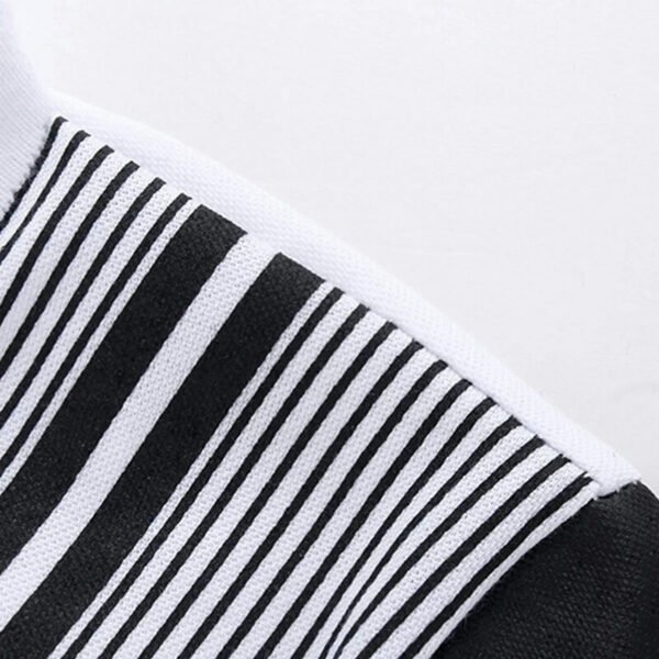 Men's Geometric Print Polo Shirt Short Sleeve Slim Fit Turndown Collar Cotton Polyester Golf Sportswear Wholesale