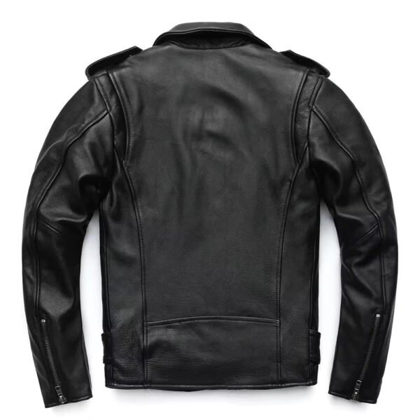 Wholesale Men's Slim Fit Crocodile Embossed Goat Leather Biker Jacket