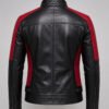 Wholesale Men's Two-Tone Leather Biker Jacket