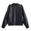 Men's Oversized Vintage Leather Biker Jacket