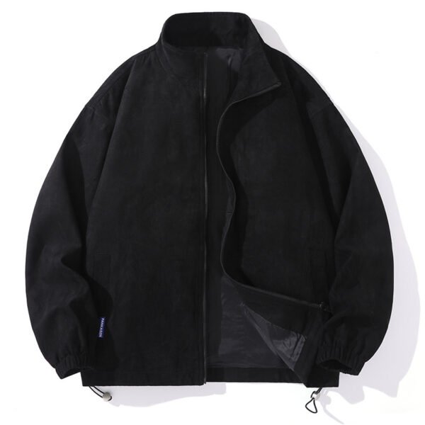 blck jck5 Custom Men’s Suede Windbreaker Jacket