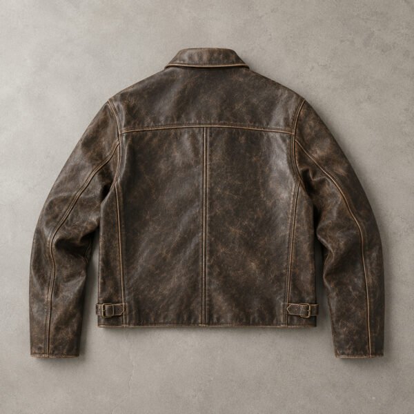 Men's Custom Vintage Distressed Leather Jacket