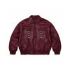 Men's Custom Multi-Studded Genuine Leather Biker Jacket