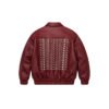 Men's Custom Multi-Studded Genuine Leather Biker Jacket
