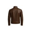 Men's Custom Quilted Shoulder Leather Biker Jacket