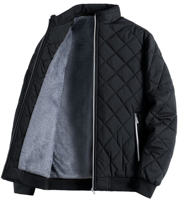 puffer jck1 Custom Men’s Fleece-Lined Quilted Jacket