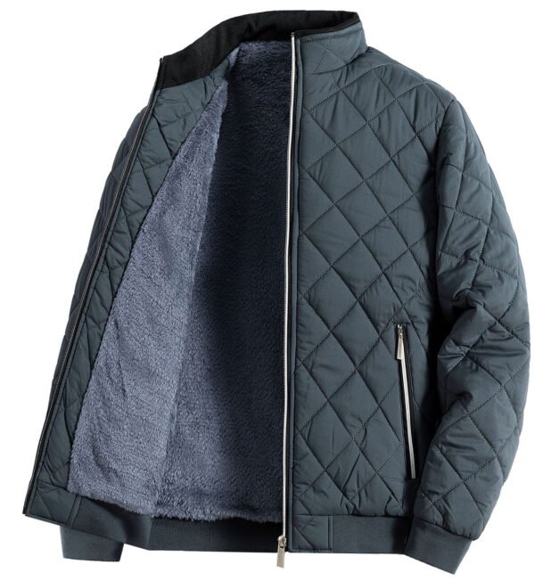 puffer jck2 Custom Men’s Fleece-Lined Quilted Jacket