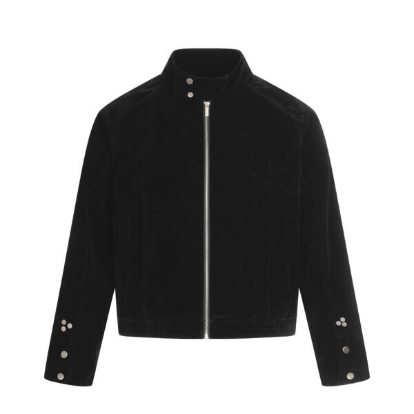 suede blck jck4 Unisex Retro Suede Deconstructed Streetwear Jacket