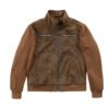suede jck3 Custom Men’s Suede Bomber Jacket
