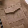 Men's Custom Suede Leather Multi-Pocket Zip Jacket