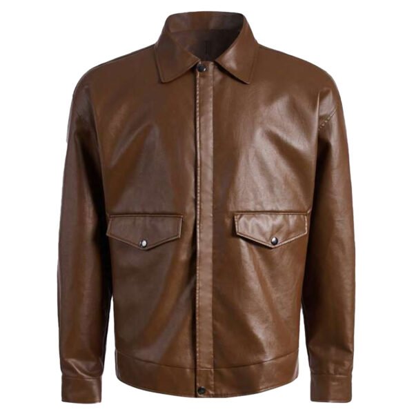Custom Men's Leather Aviator Pilot Bomber Jacket
