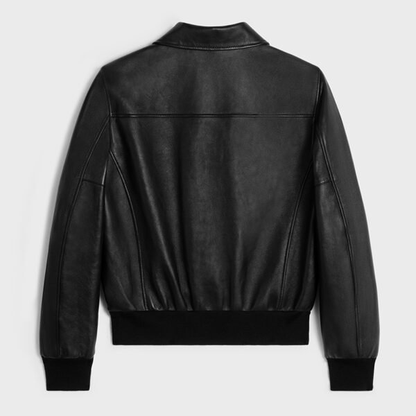 Custom Women's Luxury Leather Aviator Bomber Jacket