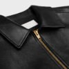 Custom Women's Luxury Leather Aviator Bomber Jacket