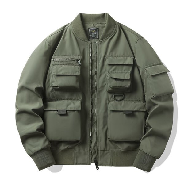 avatior jck4 Custom Men's Multi-Pocket Tactical Flight Bomber Jacket