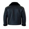 avi jck2 Custom Men's Real Sheepskin B3 Aviator Leather Jacket